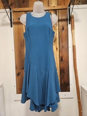 women's elie elie tahari pleated pleather dress Elie Tahari - Pleated Ruched Sleeve Dress